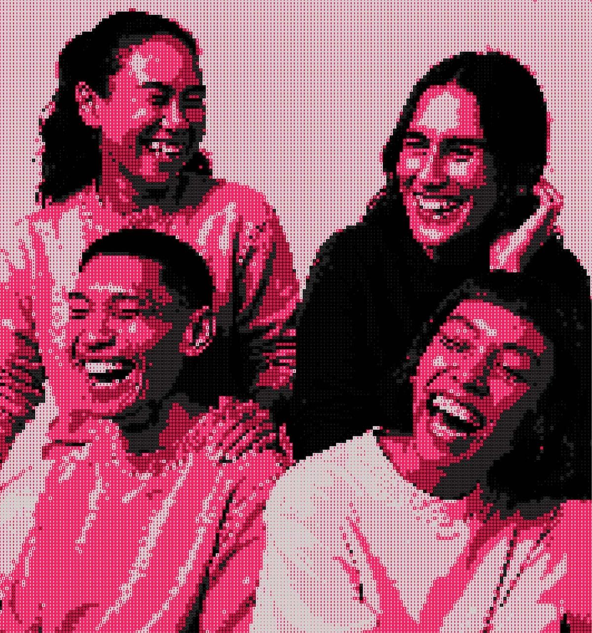 Grupo de pessoas rindo juntas