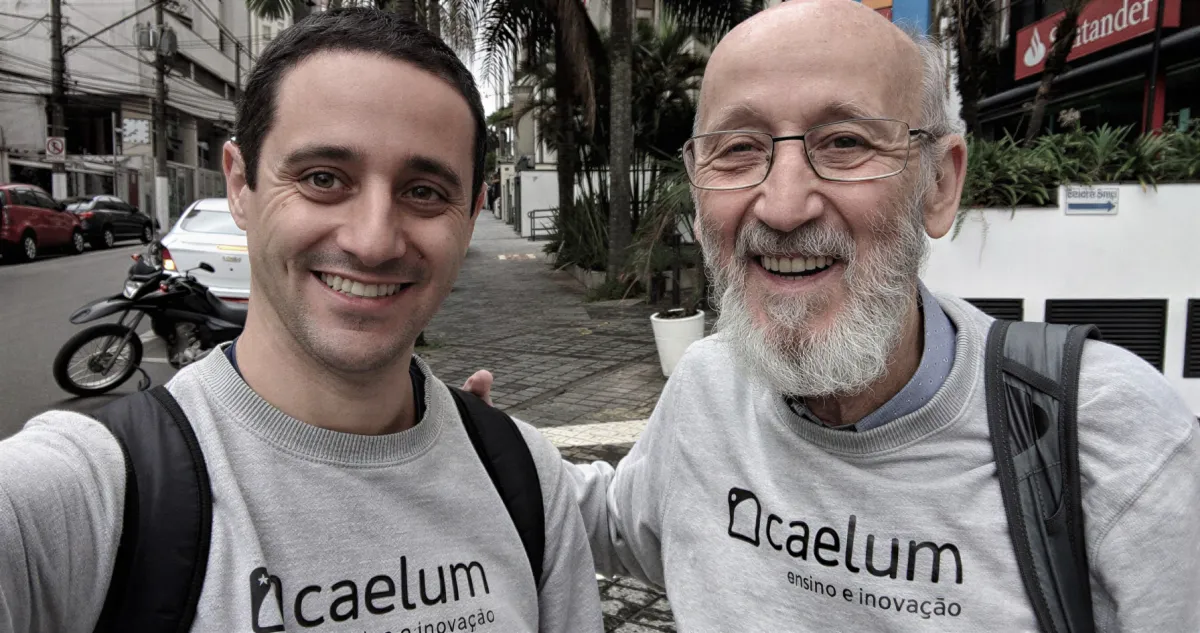 Cofundadores da Caelum quando jovens