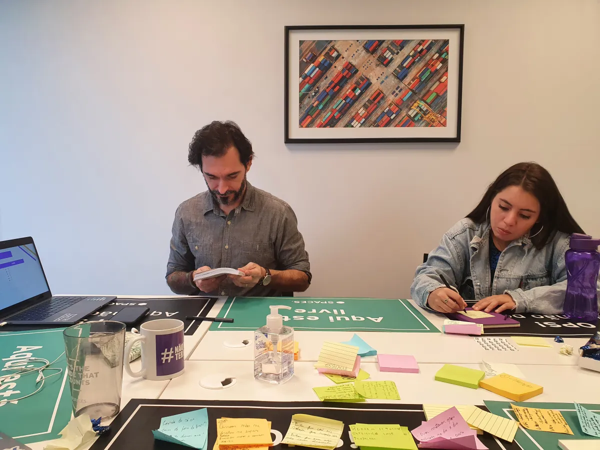 Sessão de design thinking na PM3